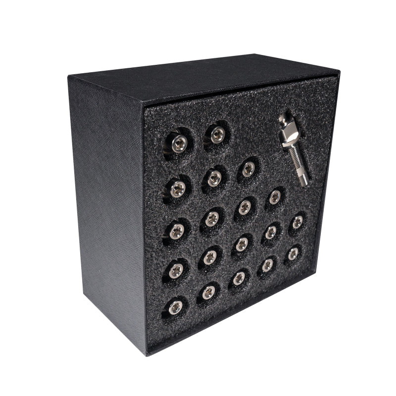 Wheel Mate Titanium Wheel Stud Conversion (Raw Ti) - M14x1.25 to M14x1.5 - 74mm - 60deg Lug Nut - Racecraft Industries