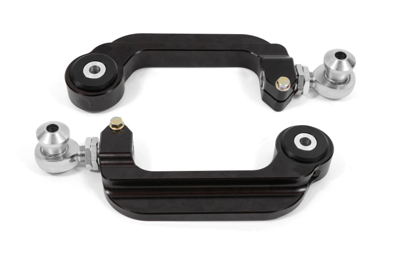 BMR 15-21 S550 Mustang Billet Aluminum Camber Links Adjustable (Delrin/Rod ends) - Black Anodized - Racecraft Industries