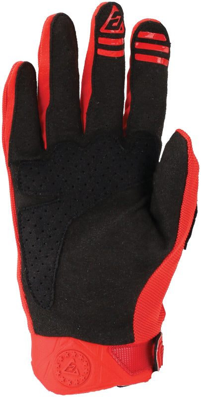 Answer 25 Peak Gloves Black/Red - Medium - Racecraft Industries