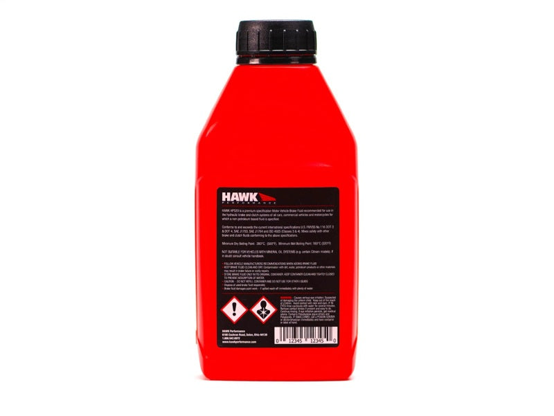 Hawk Performance Street DOT 4 Brake Fluid - 500ml Bottle - Racecraft Industries