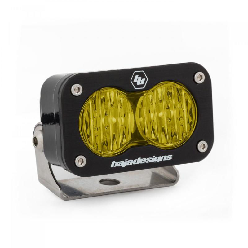 Baja Designs S2 Pro Wide Cornering Pattern LED Light - Amber - Racecraft Industries