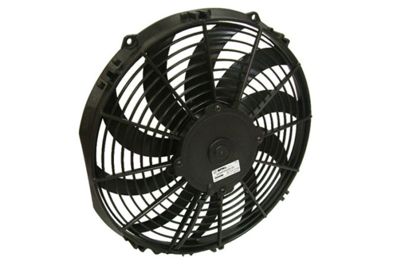 CSF 92-00 Honda Civic All-Aluminum Fan Shroud w/12in SPAL Fan - Black Finish - Racecraft Industries