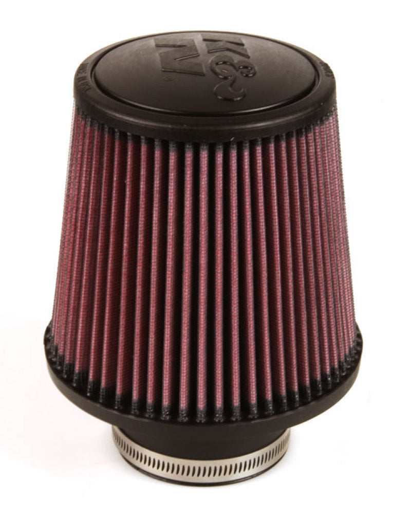 K&N Universal Rubber Filter - Round Tapered 6in Base OD x 3in Flange ID x 6in H - Racecraft Industries