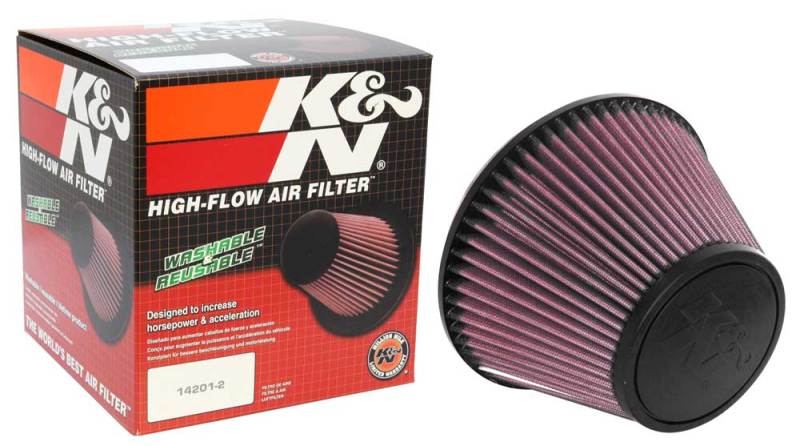 K&N Universal Clamp-On Air Filter 6in FLG / 7-1/2in B / 4-1/2in T / 5in H - Racecraft Industries