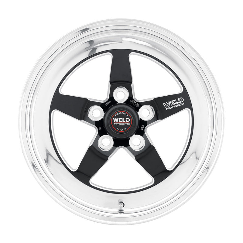 Weld S71 15x10 / 5x4.5 BP / 7.5in. BS Black Wheel (Medium Pad) - Non-Beadlock - Racecraft Industries