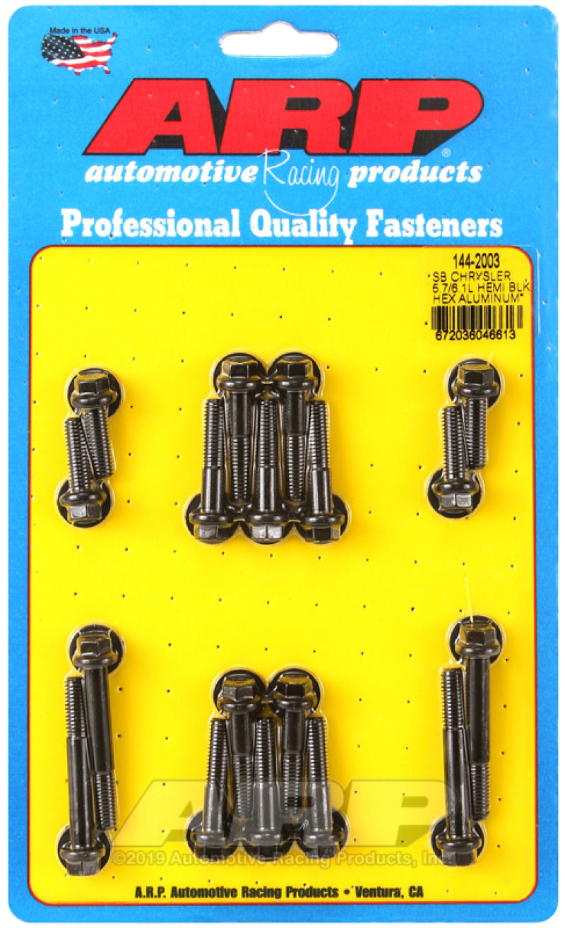 ARP Small Block Chrysler 5.7/6.1L Hemi Hex Aluminum Intake Manifold Bolt Kit - Racecraft Industries