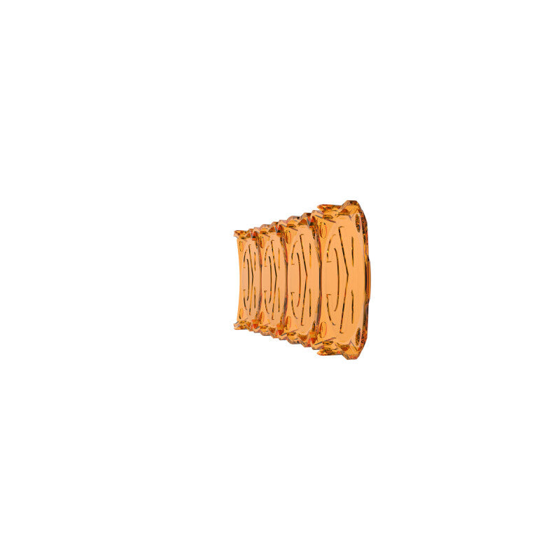 KC HiLiTES FLEX ERA LED Light Bar 10in. Light Shield - Amber (SHIELD ONLY) - Racecraft Industries