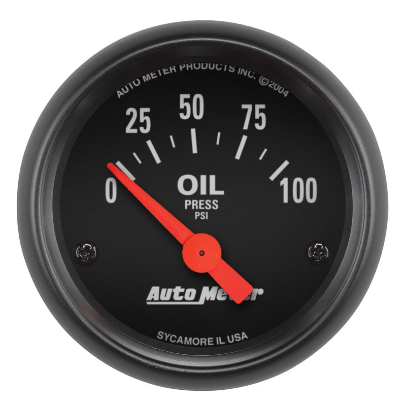 Autometer Z-Series 52mm 0-100PSI Oil Pressure Gauge - Racecraft Industries