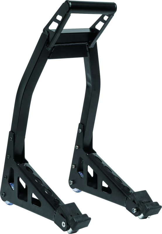BikeMaster Universal Aluminum Stand - Front - Black - Racecraft Industries
