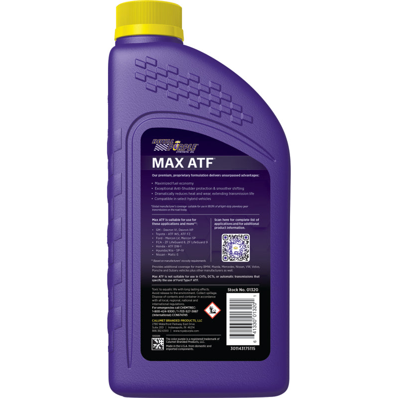 Royal Purple Max ATF Automatic Transmission Fluid - 1 Quart - Racecraft Industries