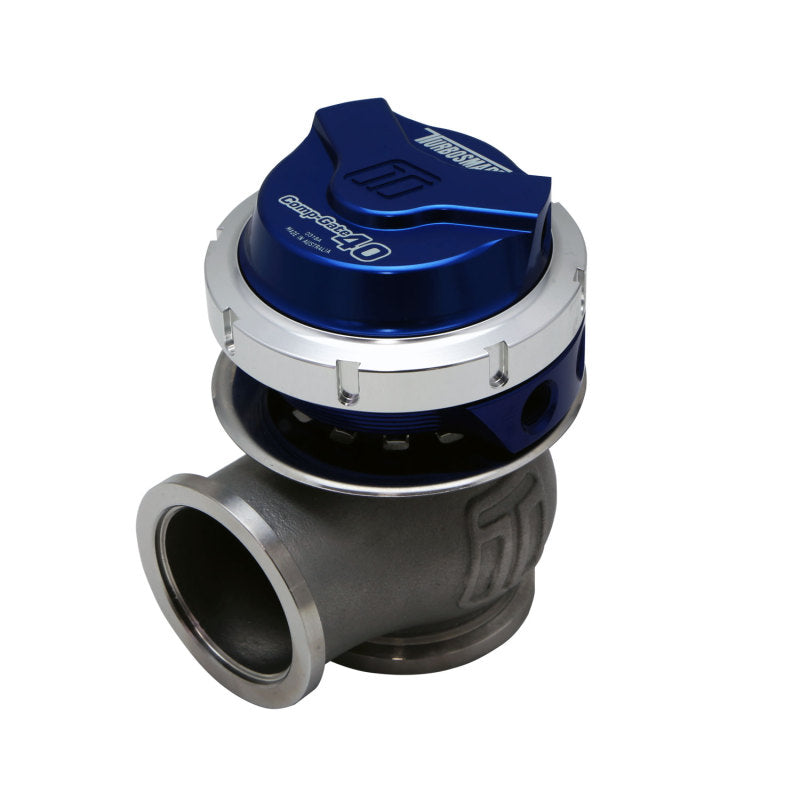Turbosmart WG40 Gen V Comp-Gate 40mm - 14 PSI Blue - Racecraft Industries