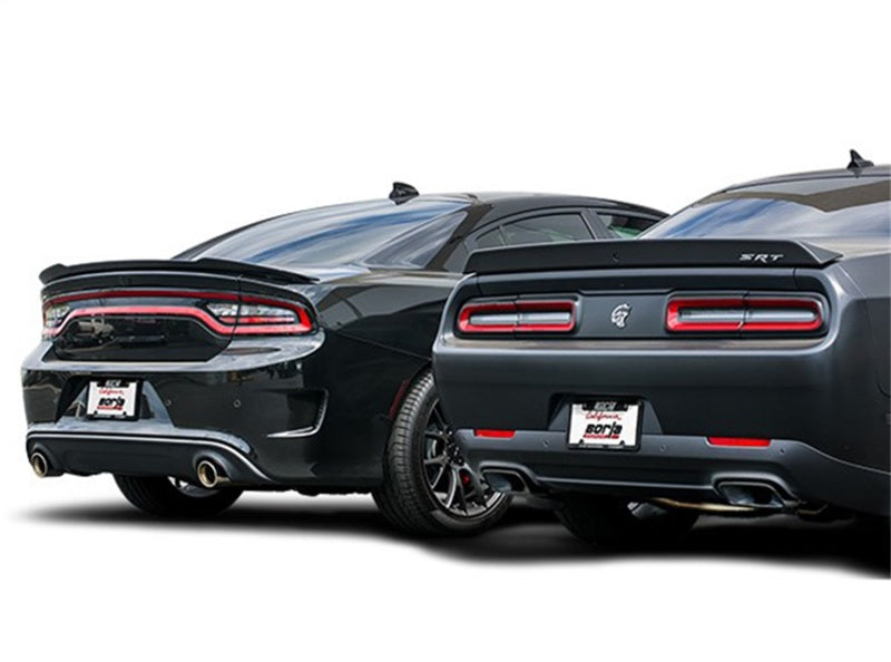Borla 15-16 Dodge Challenger Hellcat 6.2L V8 ATAK w/ Valve Simulator CB Exhaust Factory Valance - Racecraft Industries