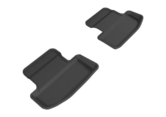 3D MAXpider 2015-2020 Ford Mustang Kagu 2nd Row Floormats - Black - Racecraft Industries