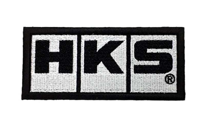 HKS PATCH HKS W105 WHITE - Racecraft Industries