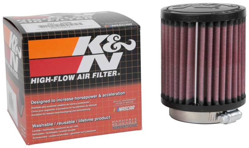 K&N Universal Air Filter - 2-7/16in Flange x 3-1/2in OD x 4in Height - Racecraft Industries