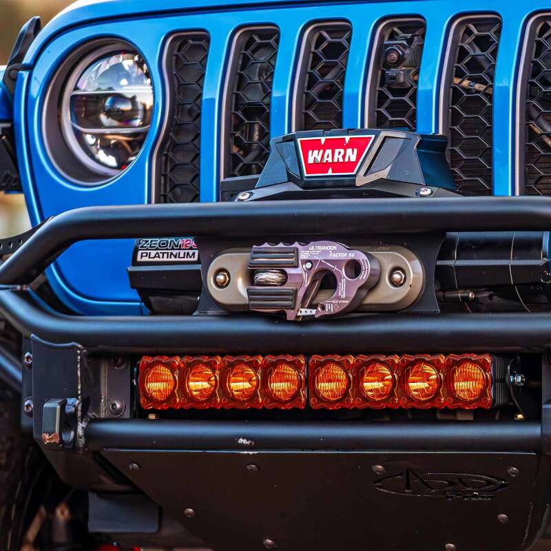 KC HiLiTES FLEX ERA LED Light Bar 10in. Light Shield - Amber (SHIELD ONLY) - Racecraft Industries