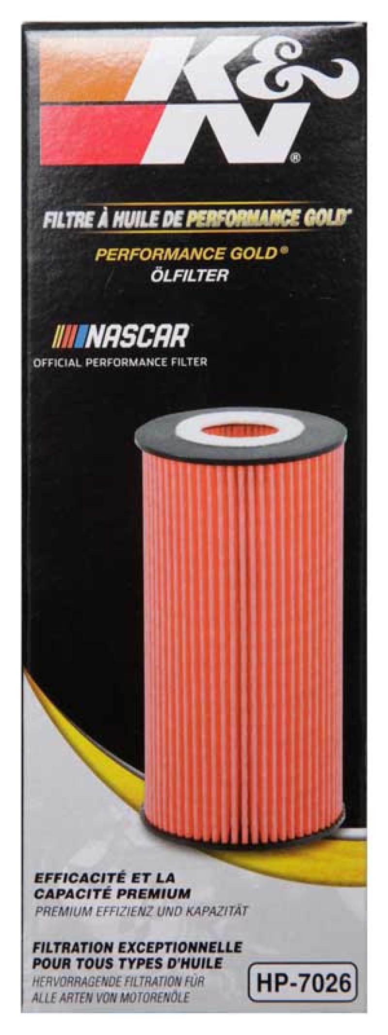 K&N Performance Oil Filter for 14-17 Dodge Durango 3.6L / 14-17 Jeep Grand Cherokee 3.6L - Racecraft Industries