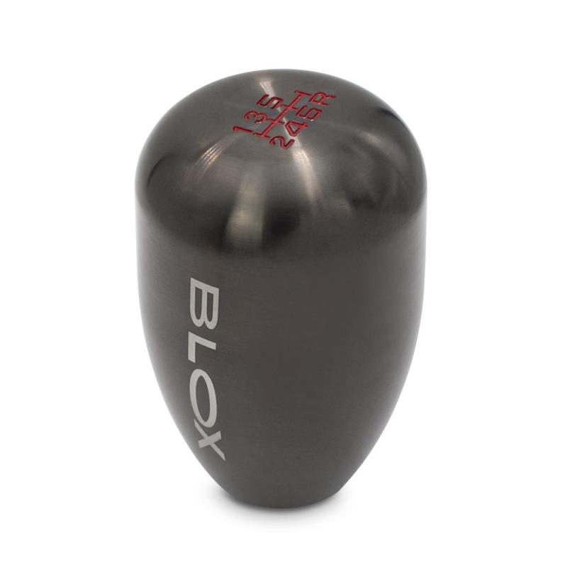 BLOX Racing 6-Speed Billet Shift Knob - Gun Metal 12x1.25mm - Racecraft Industries