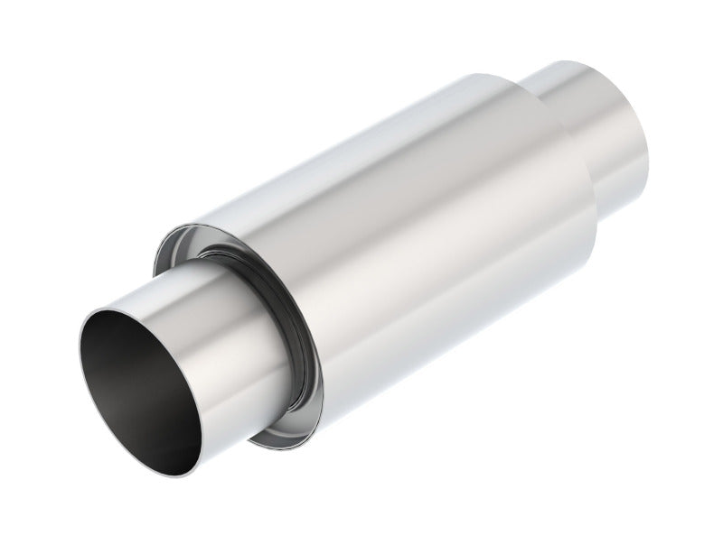 Borla 3 -1/2in In/Out x 5in Round x 8in Long XR-1 Sportsman Shorty Racing Muffler - Racecraft Industries