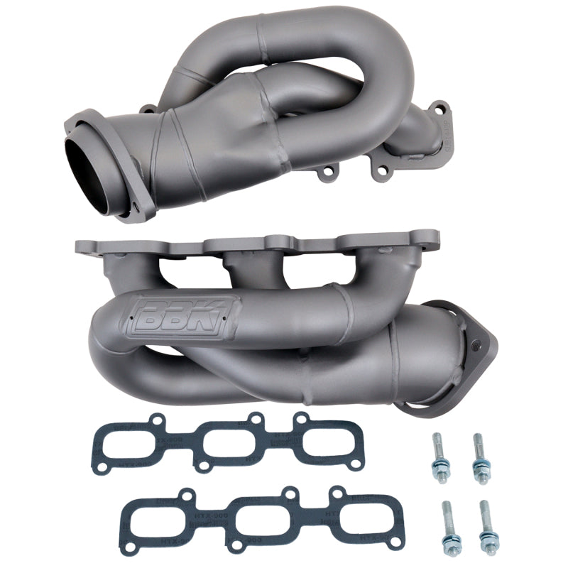 BBK 11-15 Ford Mustang 3.7L Shorty Tuned Length Header - 1-5/8 Titanium Ceramic (CARB EO 11-14 Only) - Racecraft Industries
