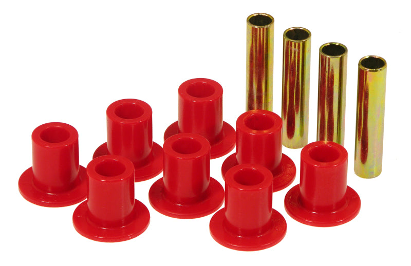Prothane 87-96 Jeep Front Spring & Shackle Bushings - Red - Racecraft Industries