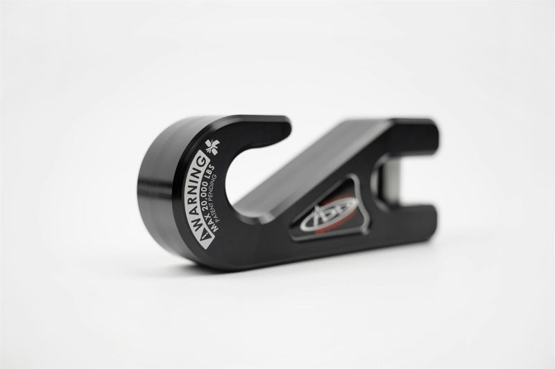 Addictive Desert Designs 1-5/16in Winch Fairlead Plate w/ Recessed Round End Hook - Black - Racecraft Industries
