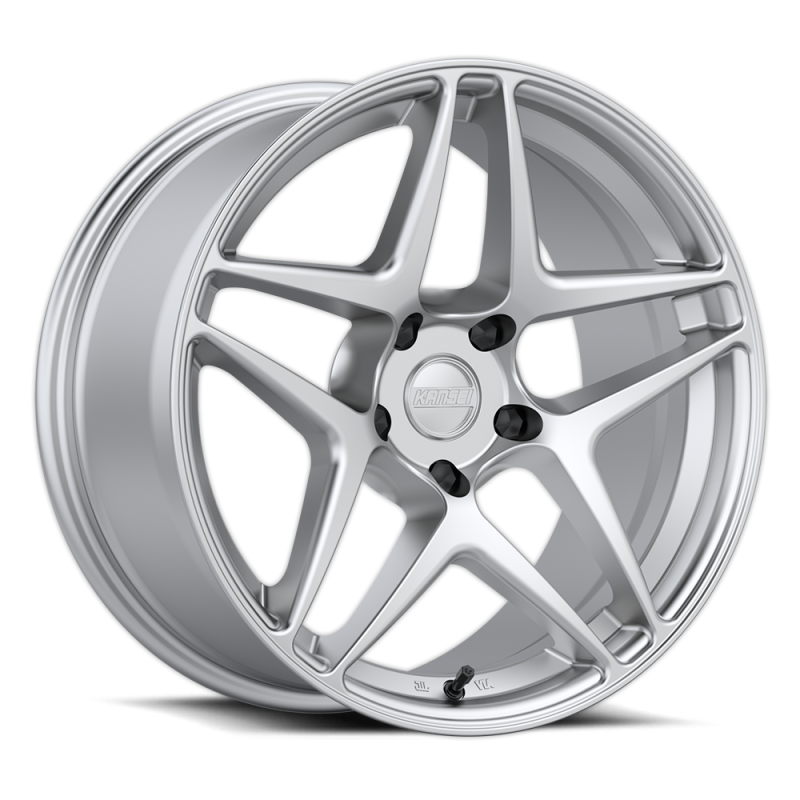 Kansei K15H Astro 18x9.5in / 5x114.3 BP / 22mm Offset / 73.1mm Bore - Hyper Silver Wheel - Racecraft Industries