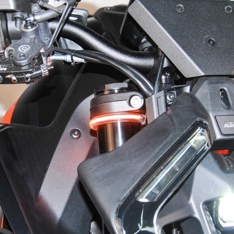 New Rage Cycles 24+ KTM 1390 Super Duke Front Turn Signals - Racecraft Industries