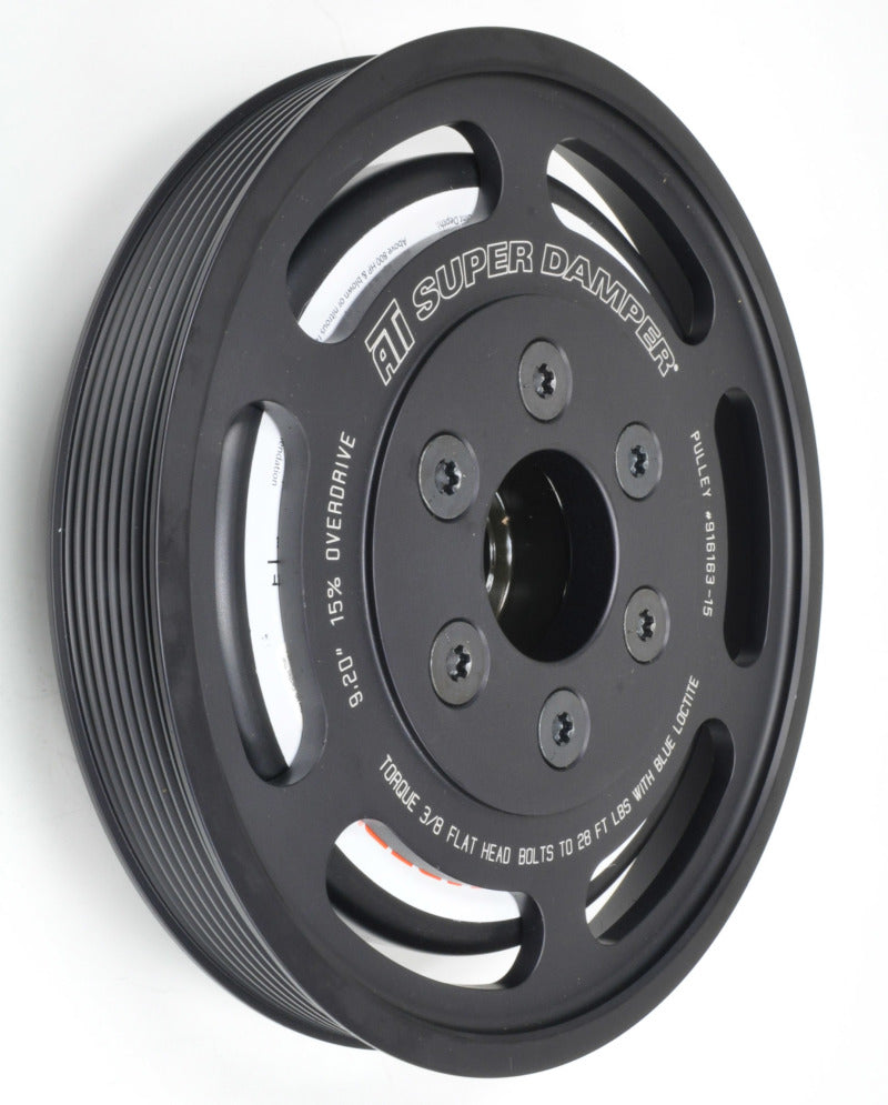 ATI Damper - 7.48in - Alum LW - 6 Grv - 2014+ Corvette LT1/LT4 - Dry Sump - 6 Bolt (Excl SC Pulley) - Racecraft Industries