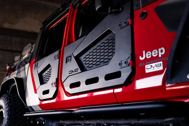 DV8 Offroad 18-22 Jeep Wrangler JL/JT Spec Series Half Doors - Front Set - Racecraft Industries