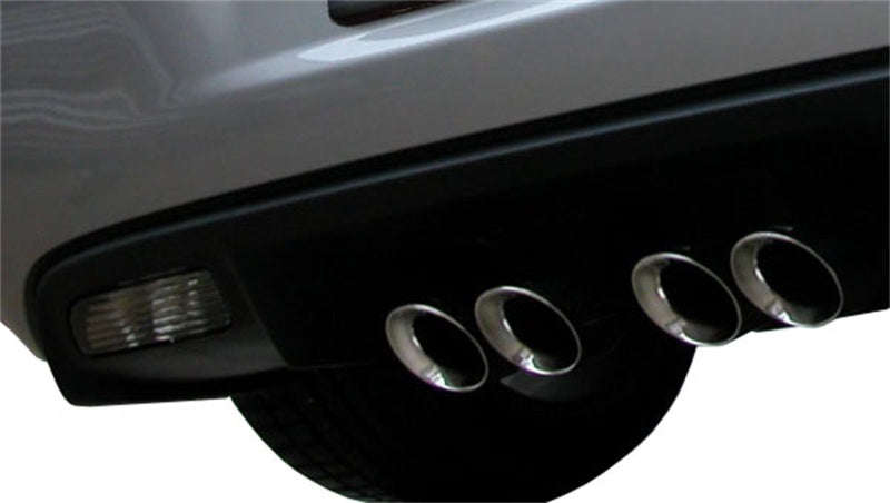 Corsa 2005-2007 Chevrolet Corvette C6 6.0L V8 Polished Sport Axle-Back Exhaust - Racecraft Industries