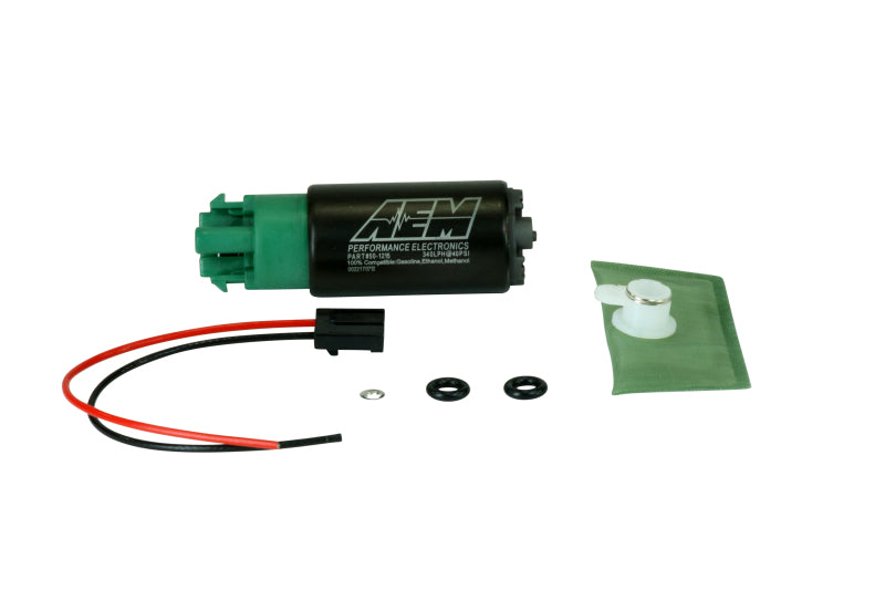 AEM 340LPH 65mm Fuel Pump Kit w/ Mounting Hooks - Ethanol Compatible - Racecraft Industries