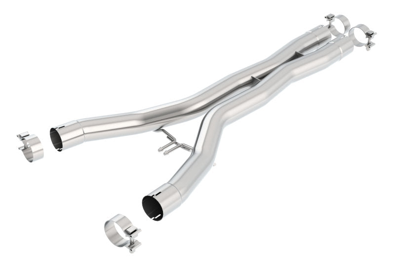 Borla 2014 Chevy Corvette Stingray X-Pipes (Smog Legal Cut and Clamp) - Racecraft Industries