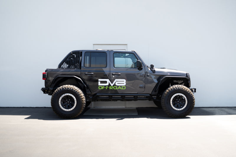 DV8 Offroad 18-23 Jeep Wrangler JL 4 Door FS-15 Series Rock Sliders - Racecraft Industries