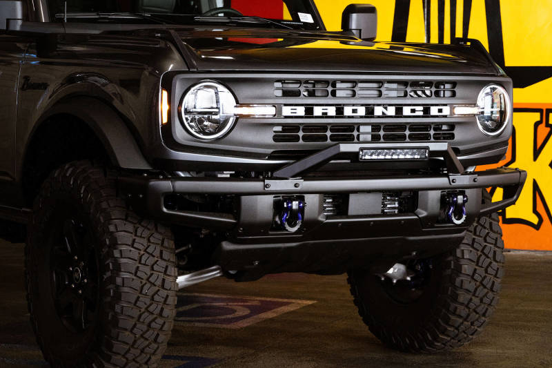 DV8 Offroad 21-22 Ford Bronco Factory Modular Front Bumper Bull Bar - Racecraft Industries
