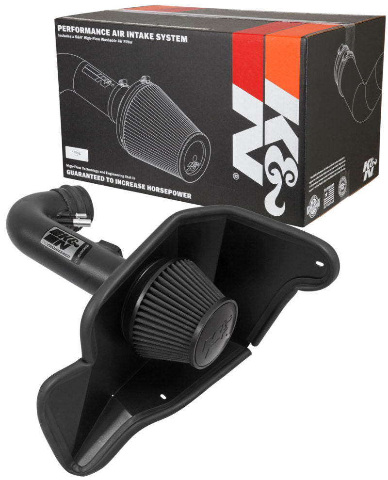 K&N 2015 Ford Mustang GT 5.0L V8 Black Performance Intake Kit - Racecraft Industries