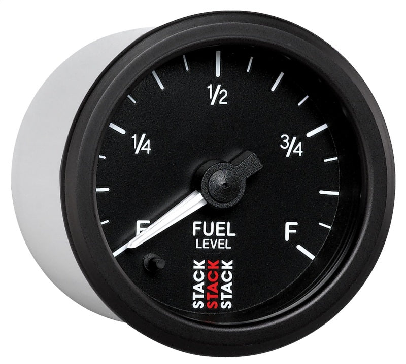Autometer Stack Instruments 52mm 0-280 Ohm Programmable Pro Stepper Motor Fuel Level Gauge - Black - Racecraft Industries