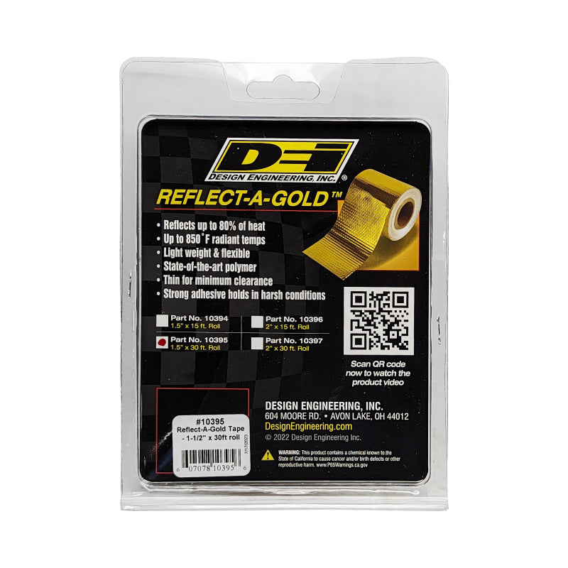 DEI Reflect-A-GOLD 1-1/2in x 30ft Tape Roll - Racecraft Industries