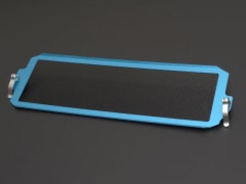 Cusco 08-17 Impreza (GR/GV/VA) Turbo Intercooler Protection Grill Kit Blue w/Blk Mesh - Racecraft Industries