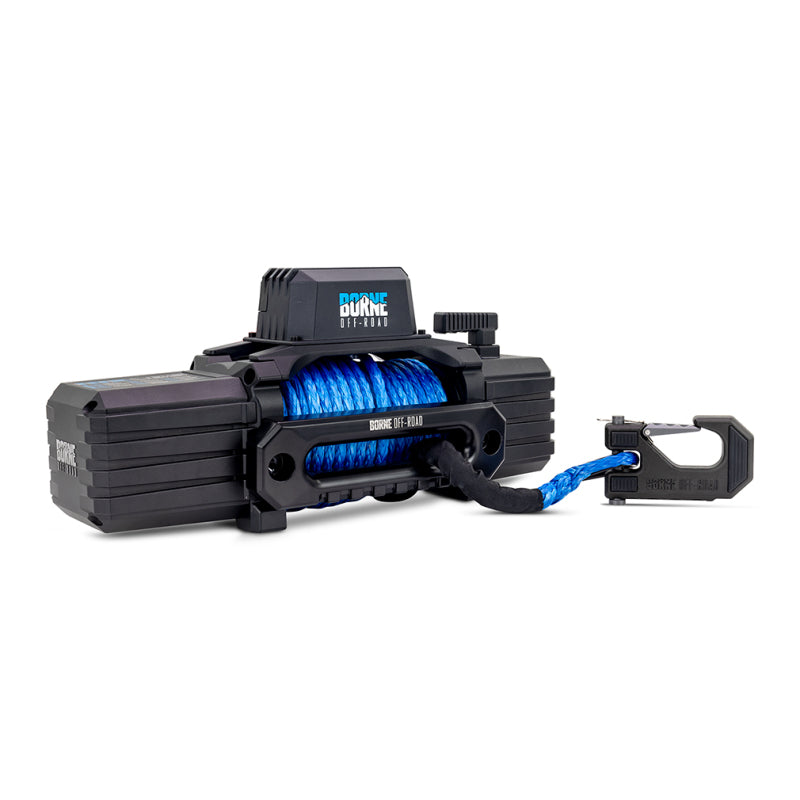 Borne Off-Road 12K Winch - Blue Synthetic Rope - Racecraft Industries