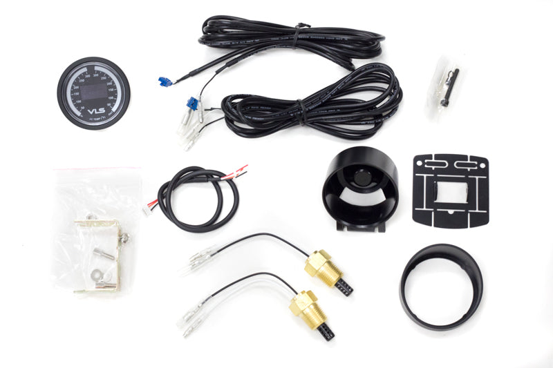 Revel VLS 52mm 50-300 Deg F Dual Intercooler Temperature Gauge - Racecraft Industries