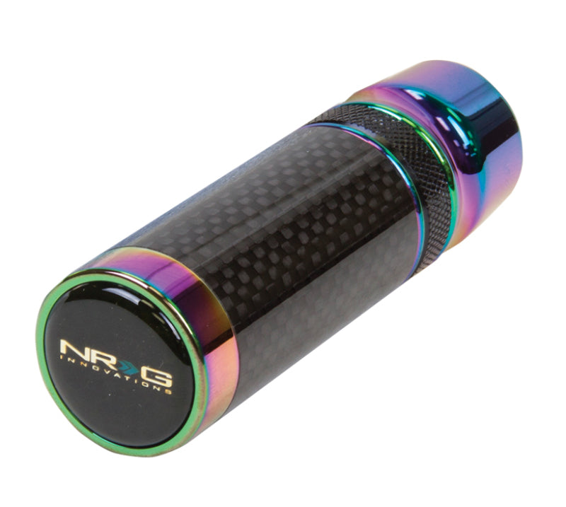NRG Slimboy Adjustable Shift Knob (M10X1.25) Nissan / Mazda / Toyota - Carbon Fiber / Neochrome - Racecraft Industries