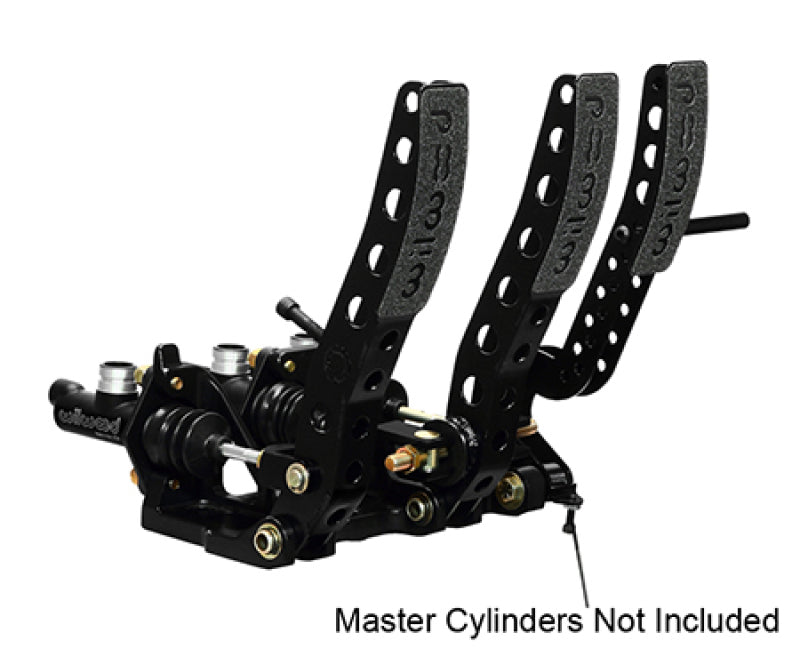 Wilwood Pedal Assembly Floor Mount-Brake Clutch & Throttle - Racecraft Industries
