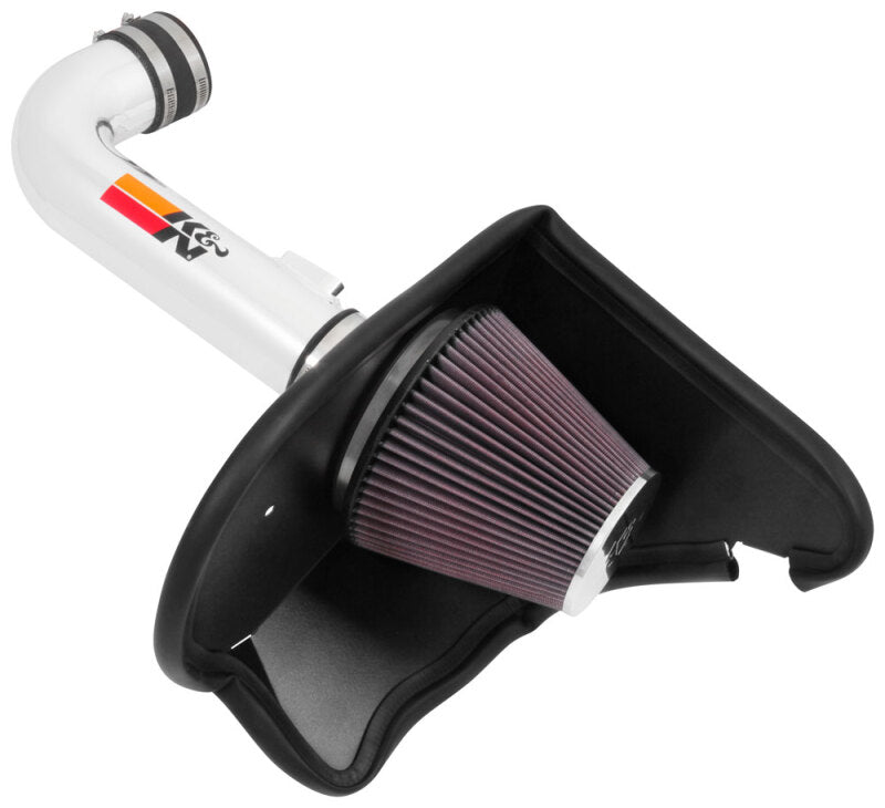 K&N 16-17 Chevy Camaro 3.6L Silver Typhoon Short Ram Intake - Racecraft Industries
