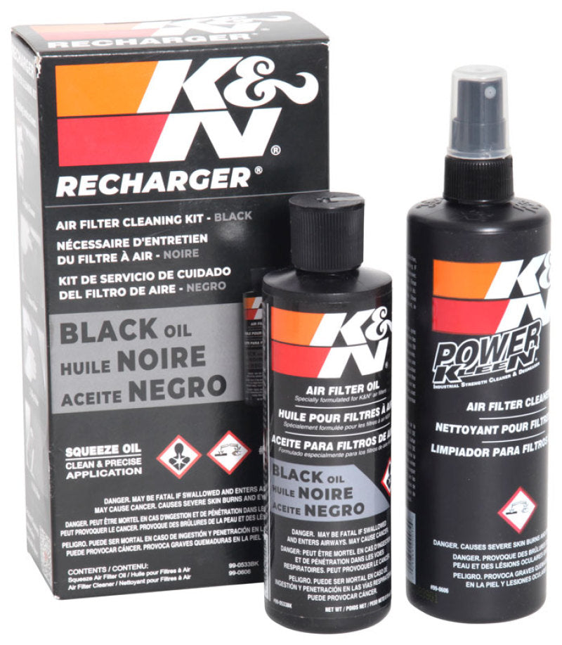 K&N Filter Cleaning Kit - Squeeze Black - Racecraft Industries