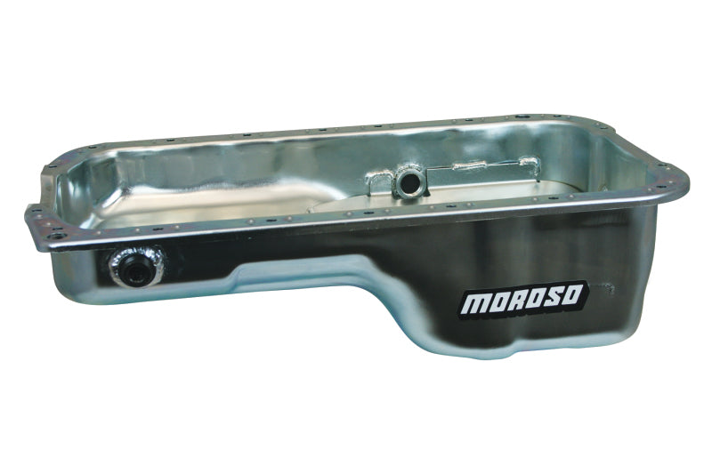 Moroso Honda 2.2/2.3L H Series Stock (w/Oil Drainbacks) Wet Sump 4qt 5.25in Steel Oil Pan - Racecraft Industries