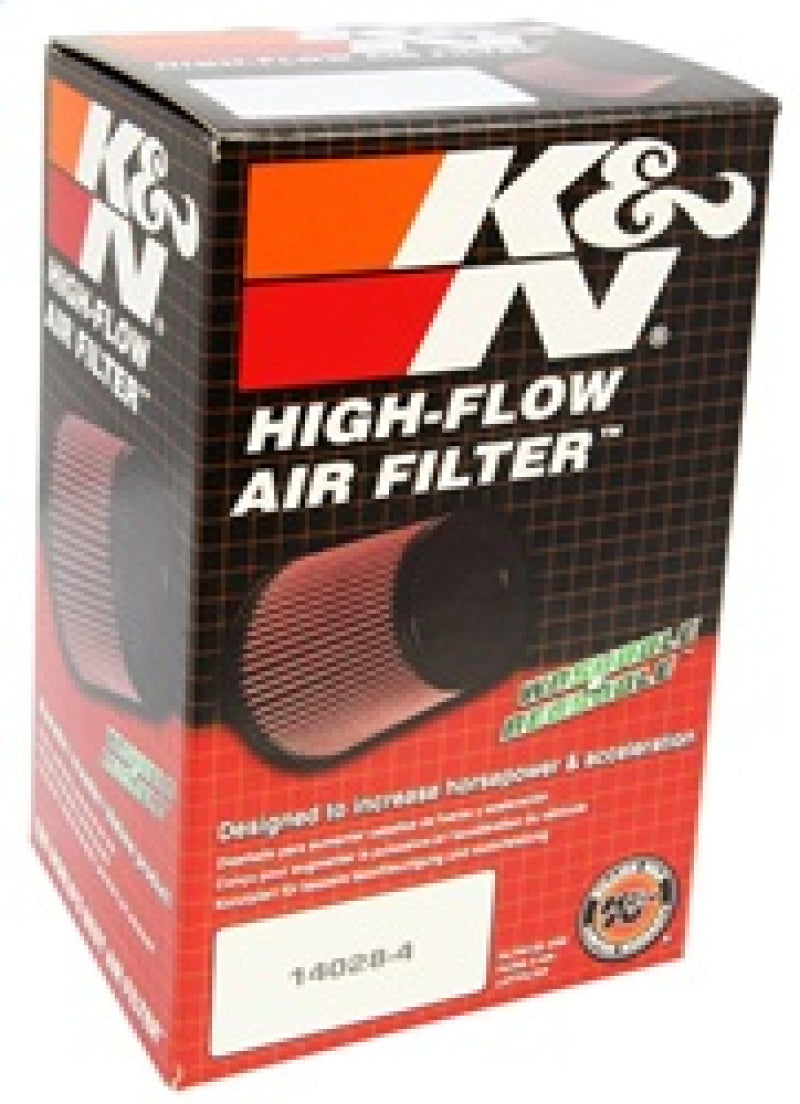 K&N Universal Rubber Filter Round Tprd 3.313in Flange ID x 4.75in Base OD x 3.5in Top OD x 6.5in H - Racecraft Industries