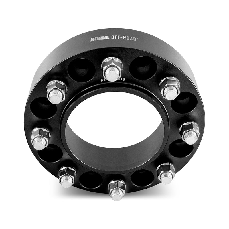 Borne Off-Road Wheel Spacers 8x180 124.1 50 M14 Black - Racecraft Industries