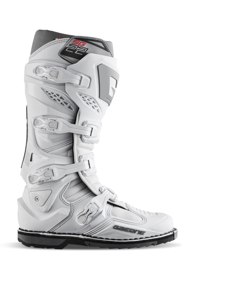 Gaerne SG22 Boot White Size - 10.5 - Racecraft Industries