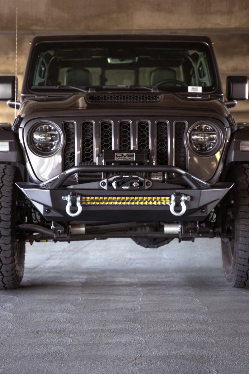 DV8 Offroad 07-23 Jeep Wrangler JK/JL & Gladiator JT FS-1 Series Stubby Front Bumper - Racecraft Industries